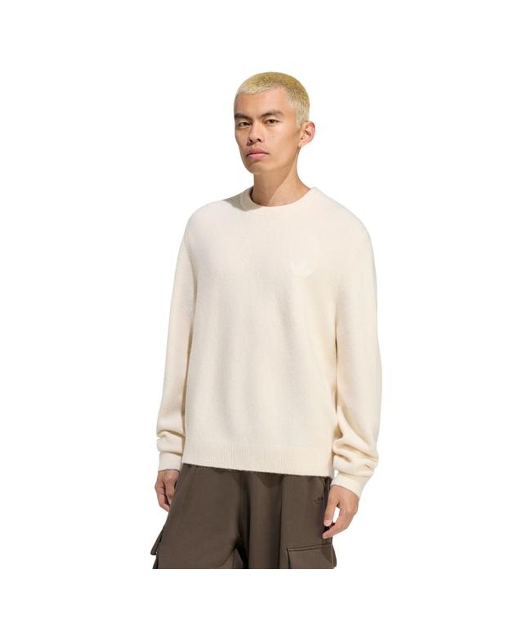 Adidas Natural Trefoil Sweatshirts for men