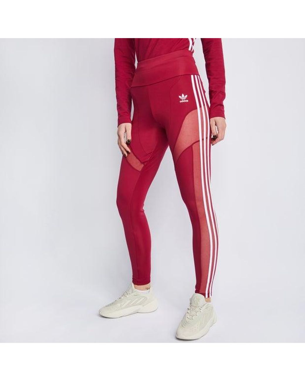 Isc Trend Leggings adidas en coloris Rouge | Lyst
