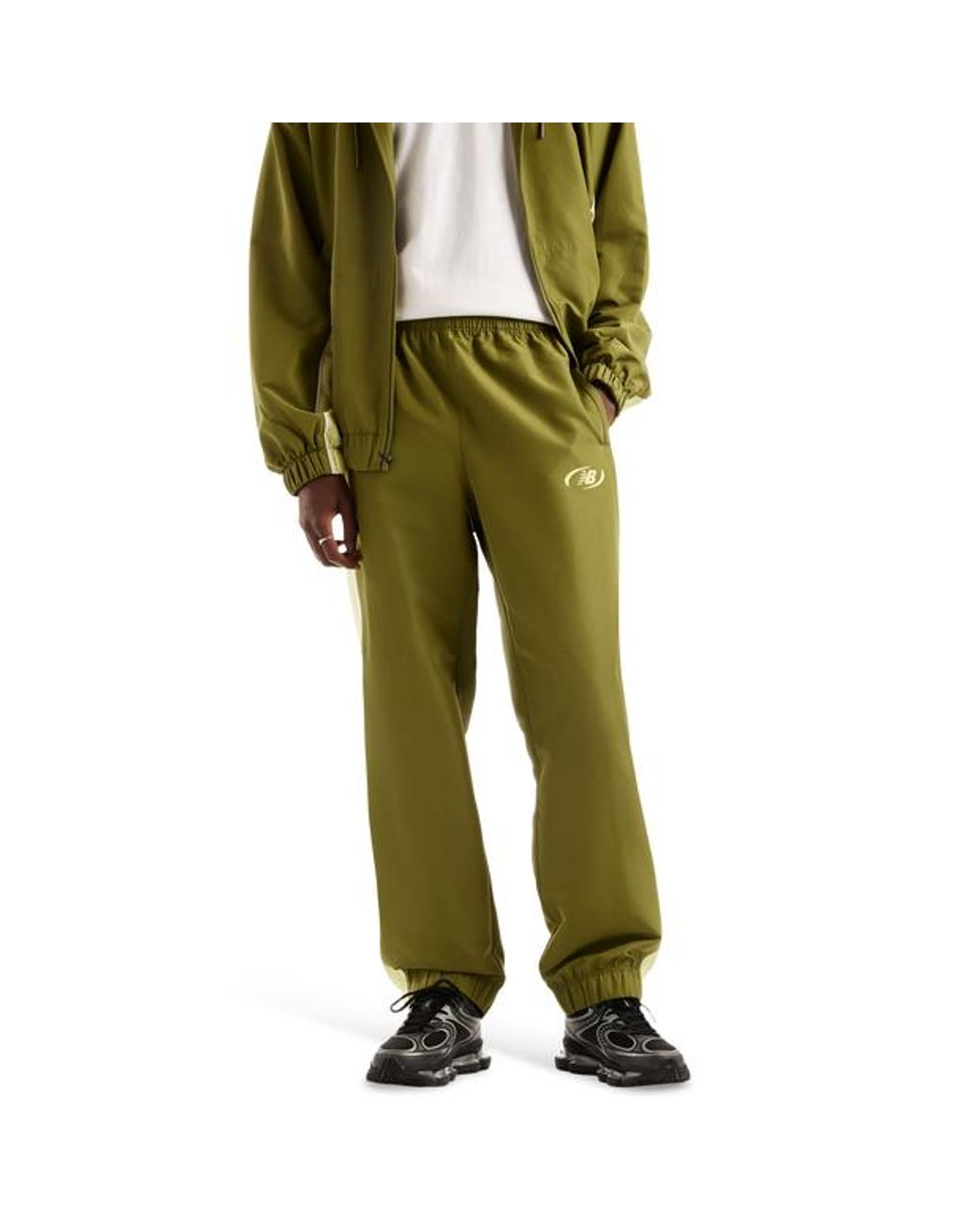 New Balance Green Trackside Pants for men