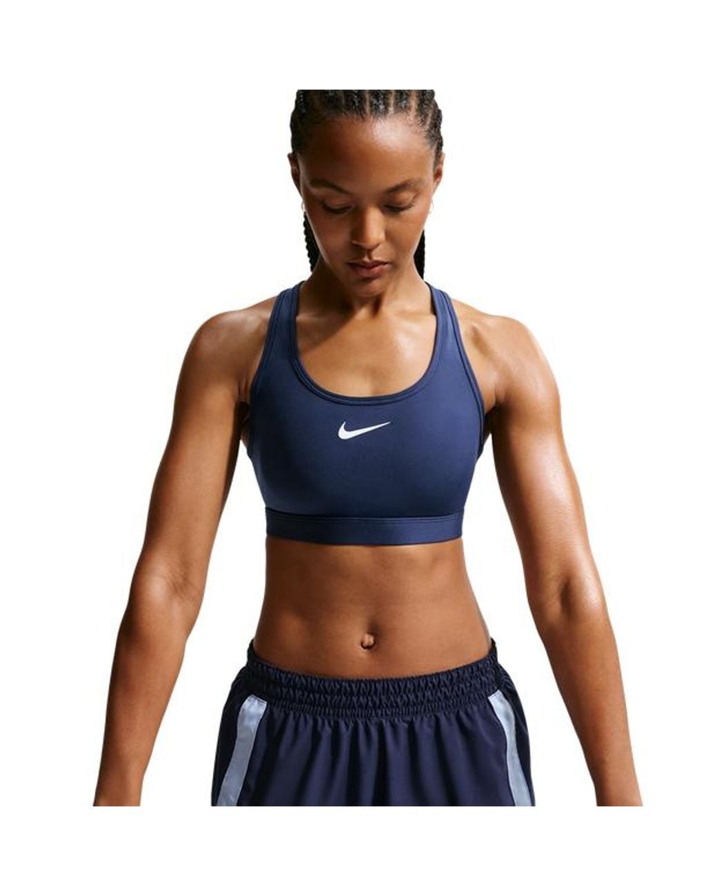 Nike Blue Swoosh Sport Bras/Sport Vests