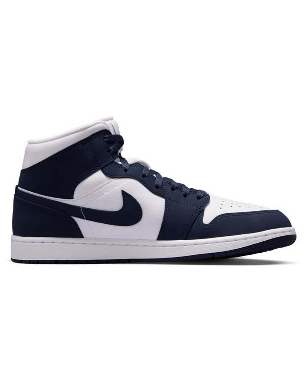 Nike Blue Aj1 Mid Sneakers for men