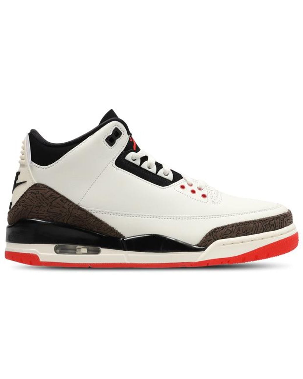 Nike Black Retro 3 "World's Best Dad" Sneakers for men