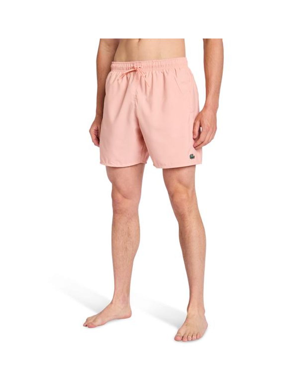 Lacoste Pink Diamond Weave Shorts for men