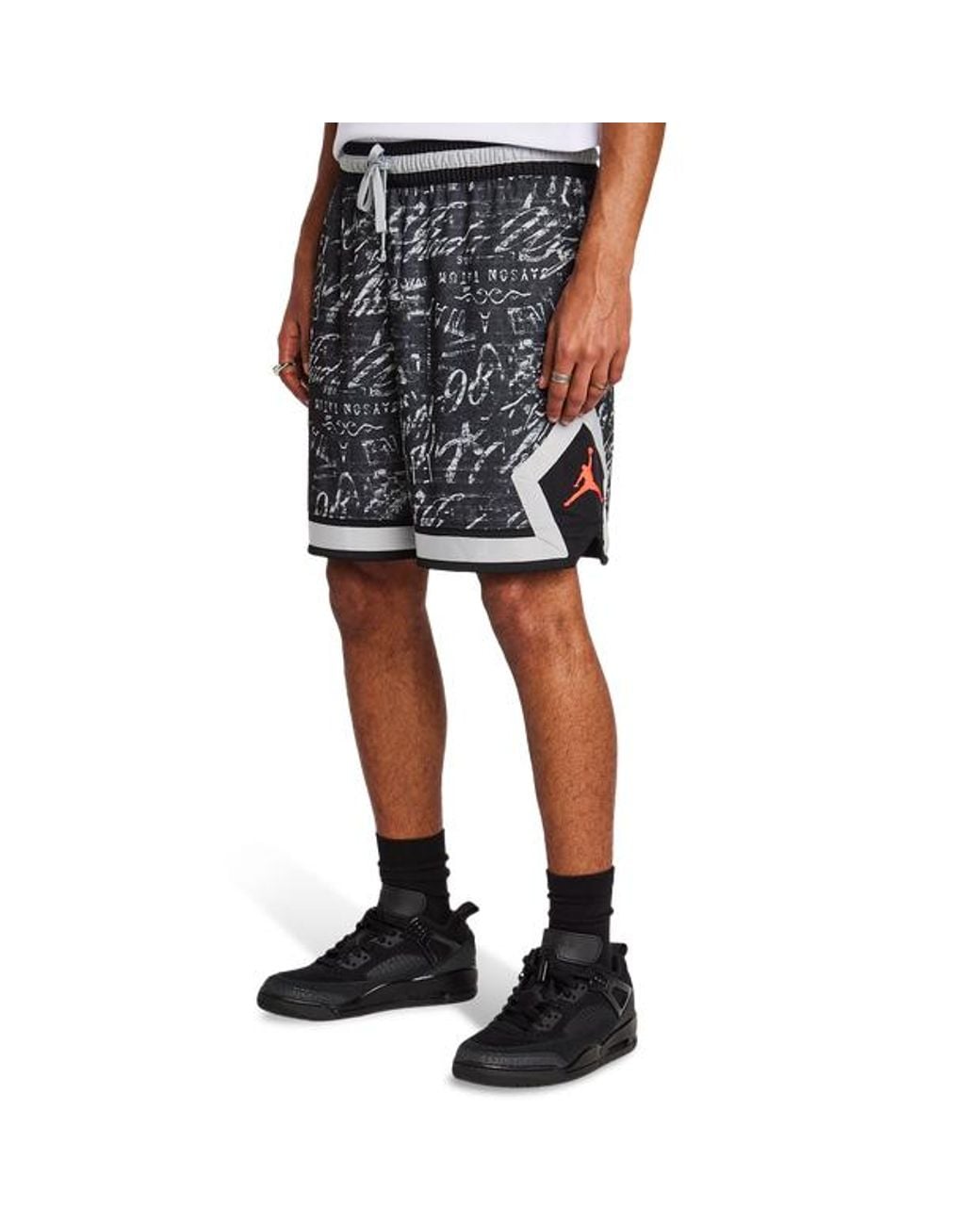Nike Black Sport Dri-Fit Diamond Shorts for men
