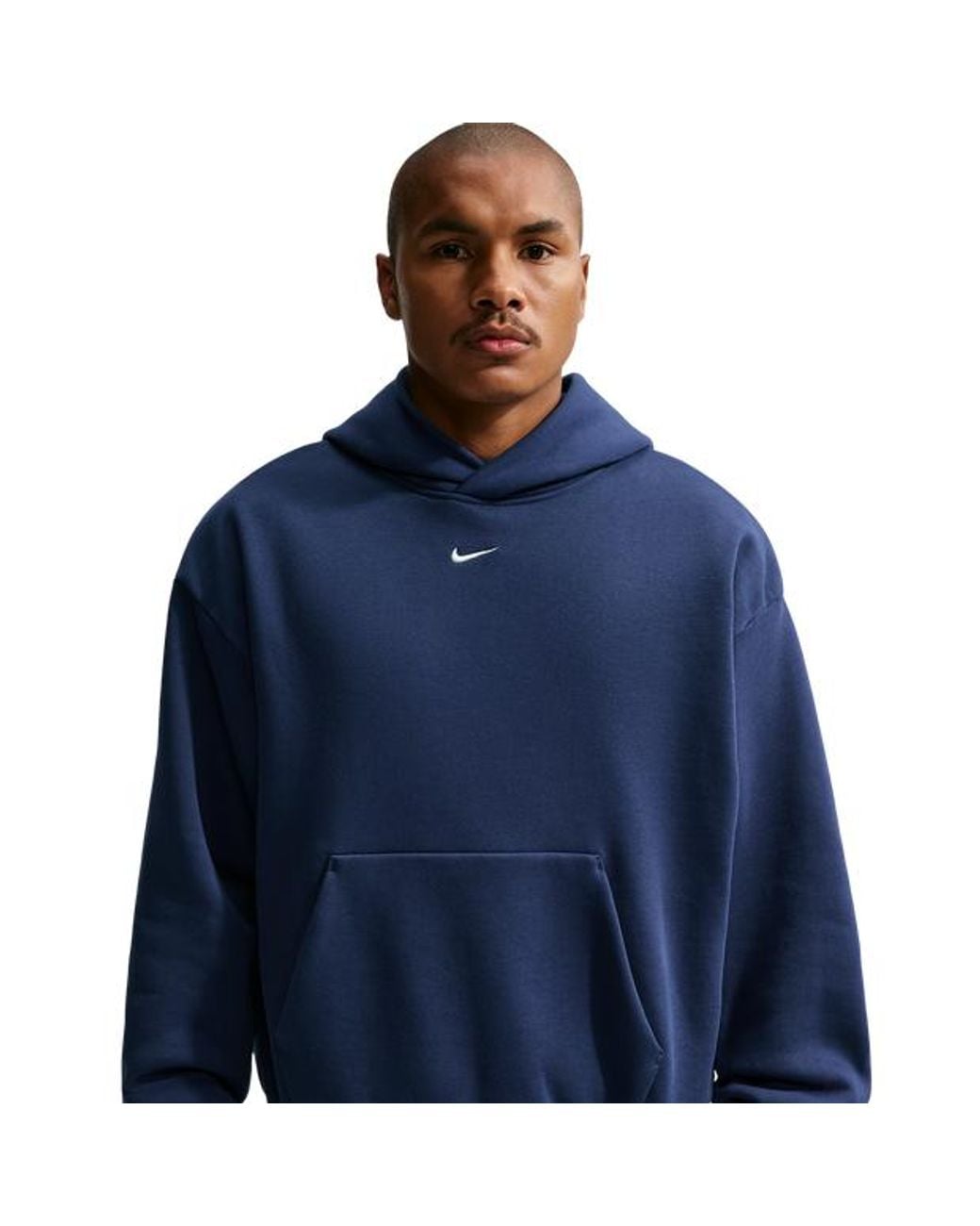 Nike Blue Swoosh Hoodies for men
