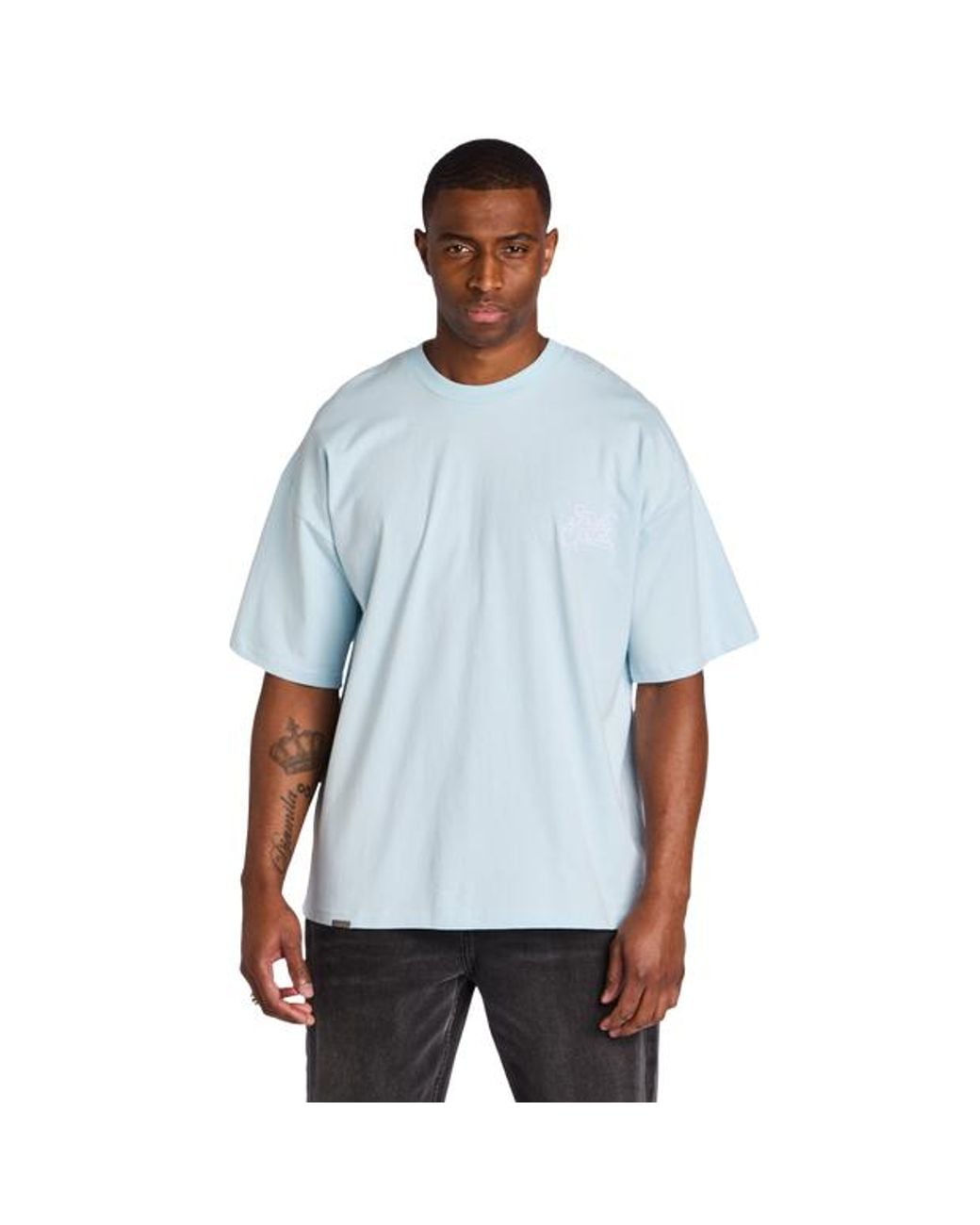 Street Cartel Blue 5Star T-Shirts for men