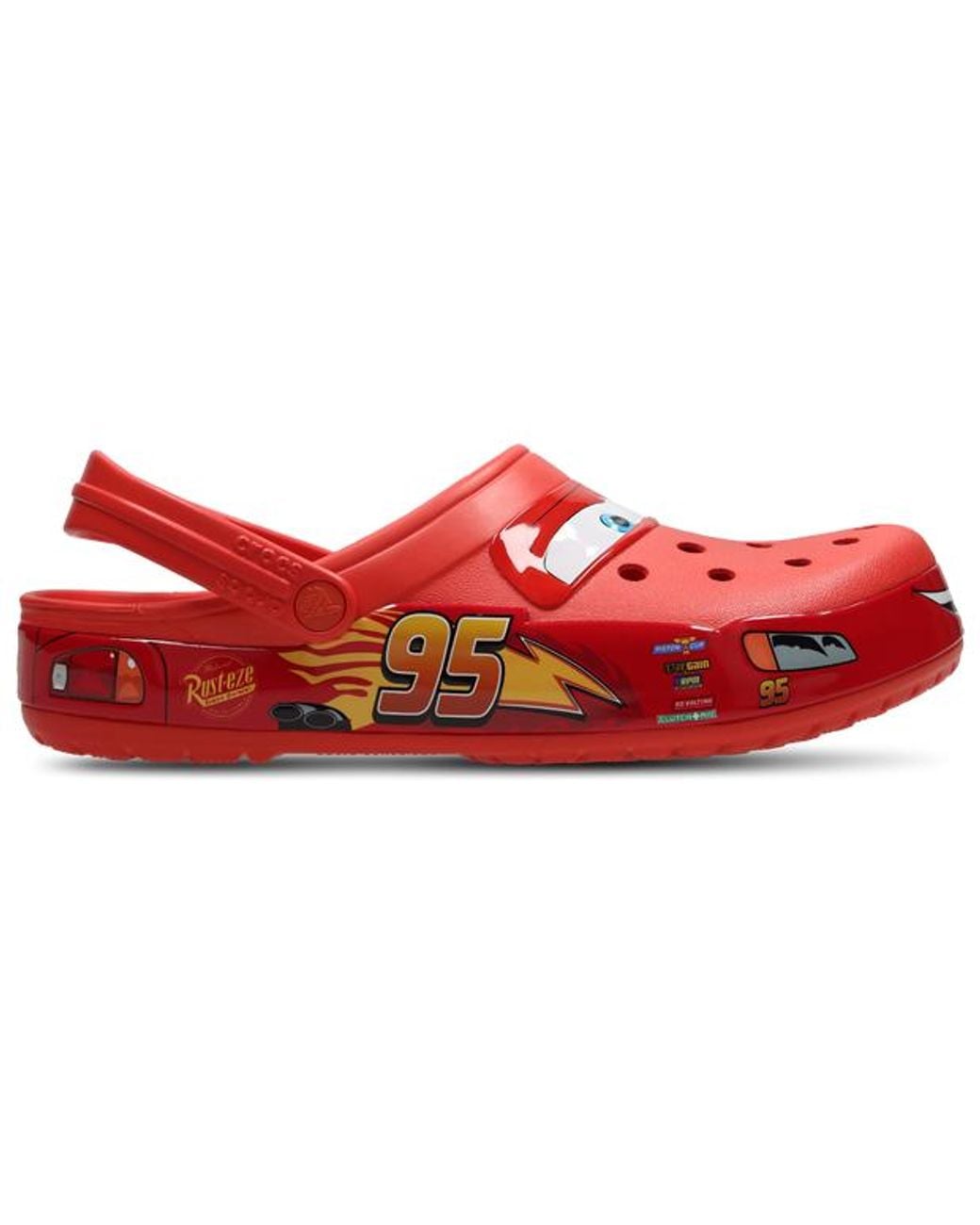 Crocs™ Cars Lightning Mcqueen Crocband Slippers En Sandalen in het Rood