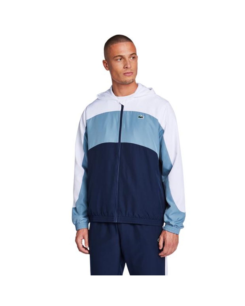 Lacoste Blue Off Court Logo Track Tops for men