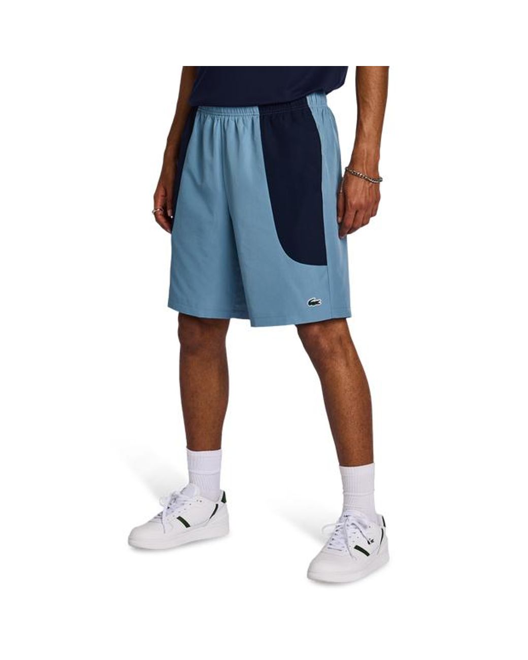 Lacoste Blue Off Court Logo Shorts for men