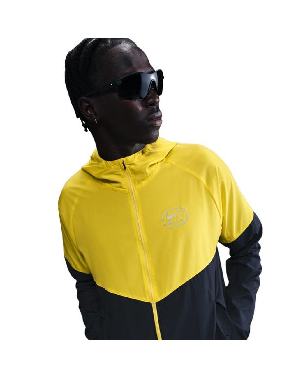 yellow nike jacket men