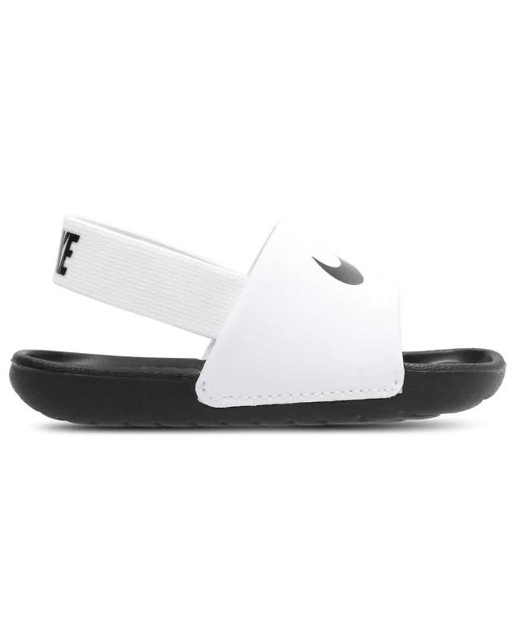 Nike White Kawa Flip-Flops And Sandals