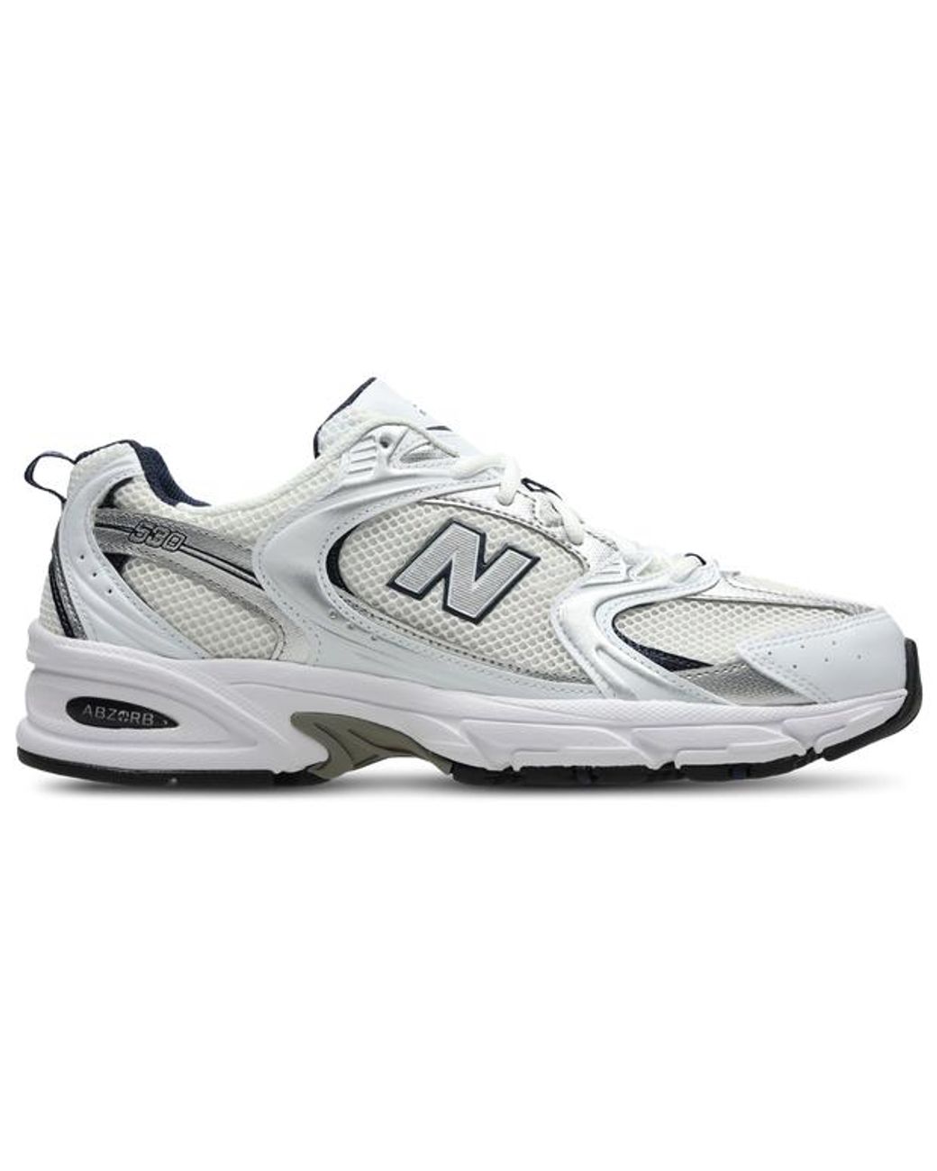 New Balance White 530 Sneakers for men
