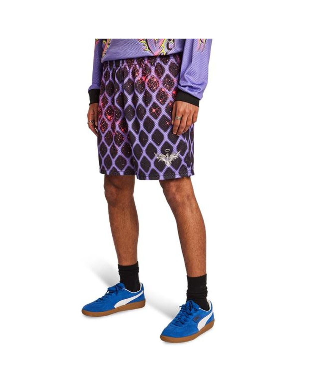 PUMA Blue Melo Shorts for men