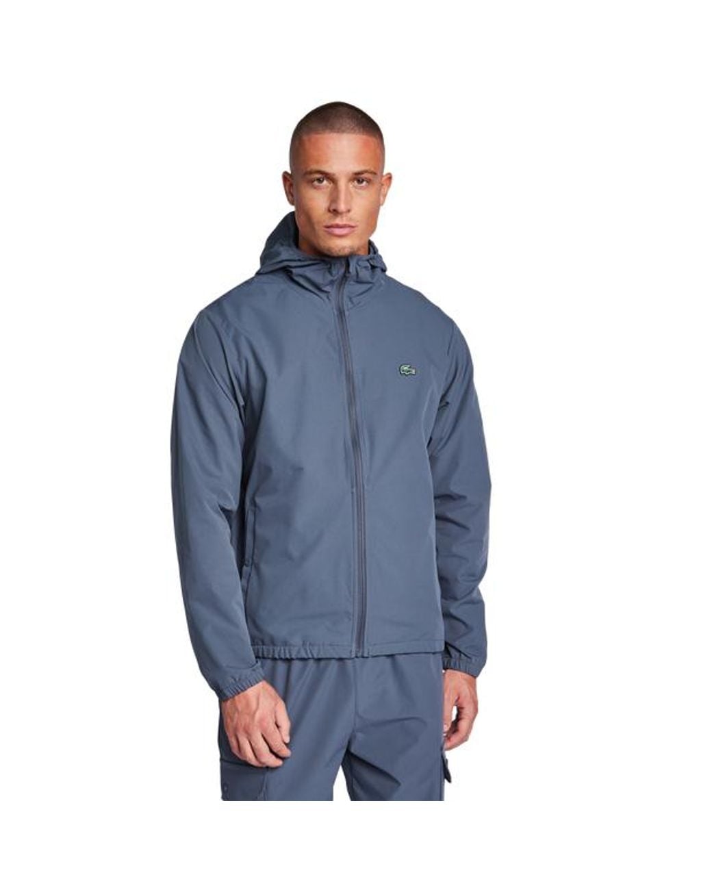 Lacoste Blue Urban Ripstop Track Tops for men