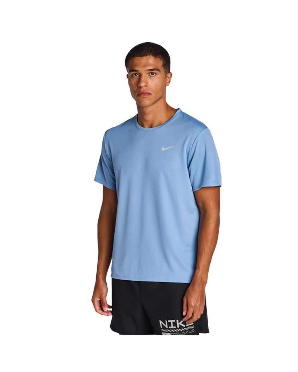 Nike Blue Miler T-Shirts for men