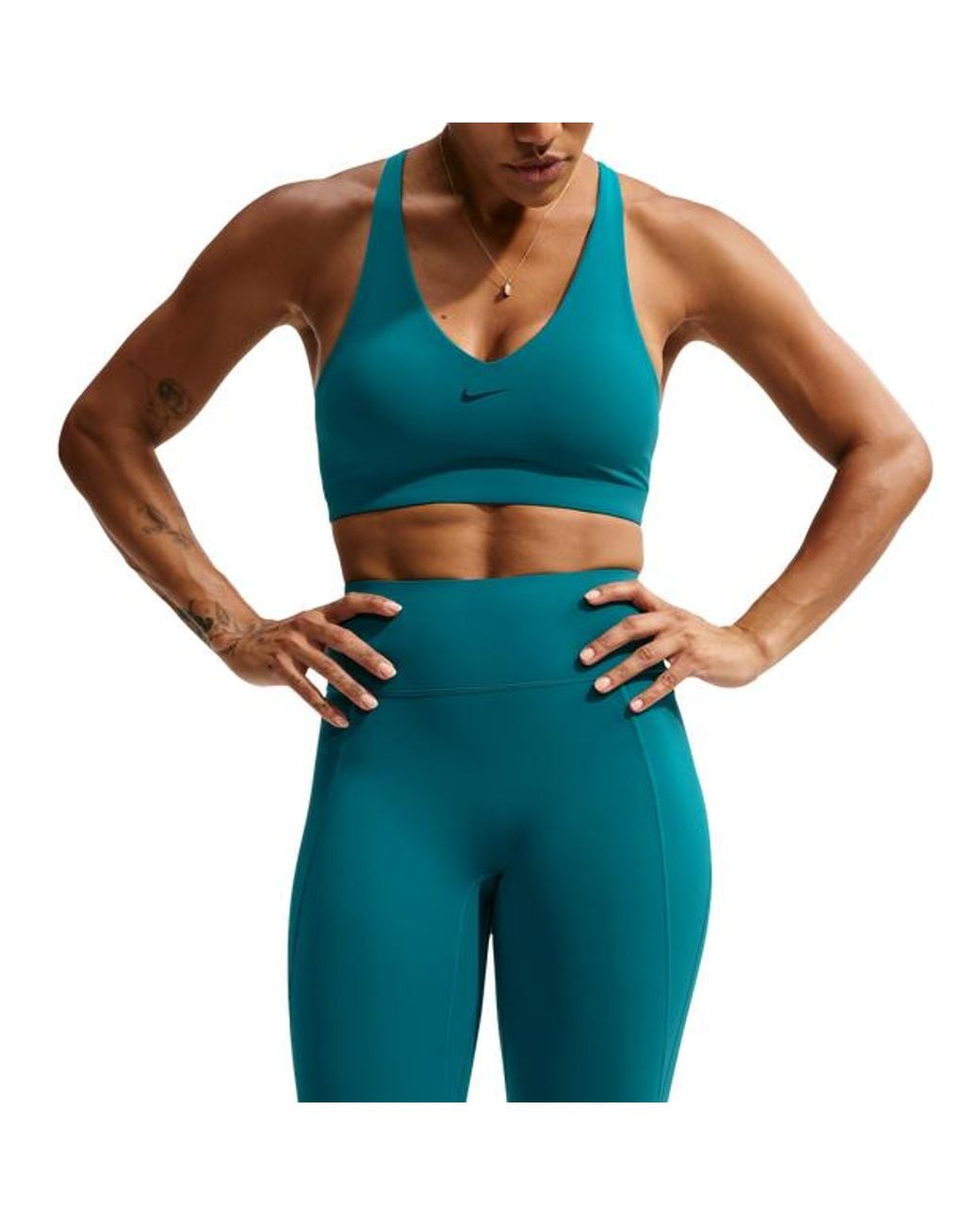 Nike Blue Universa High-Waisted 7/8 Leggings Leggings
