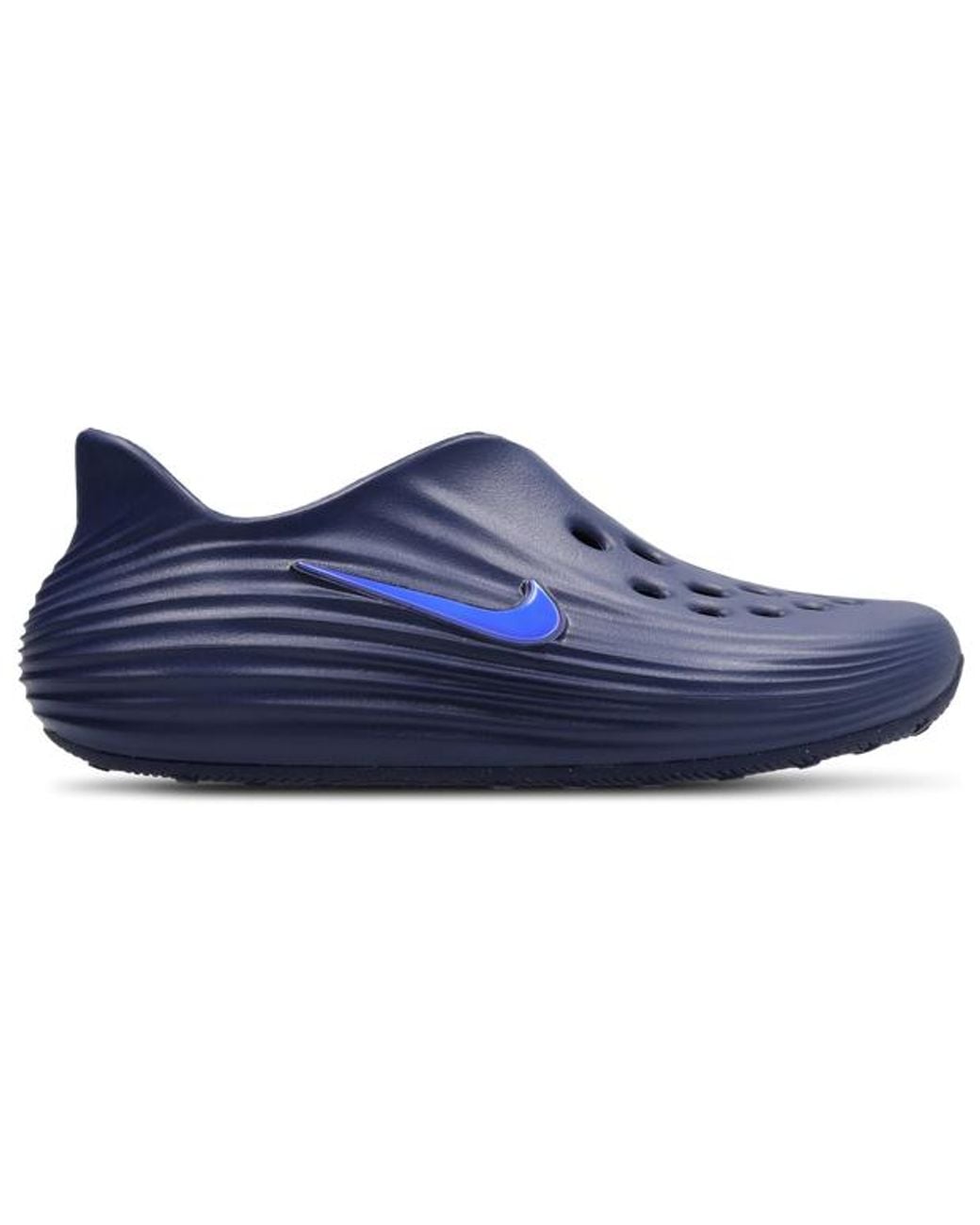 Nike Blue Reactx Rejuven8 Flip-Flops And Sandals for men