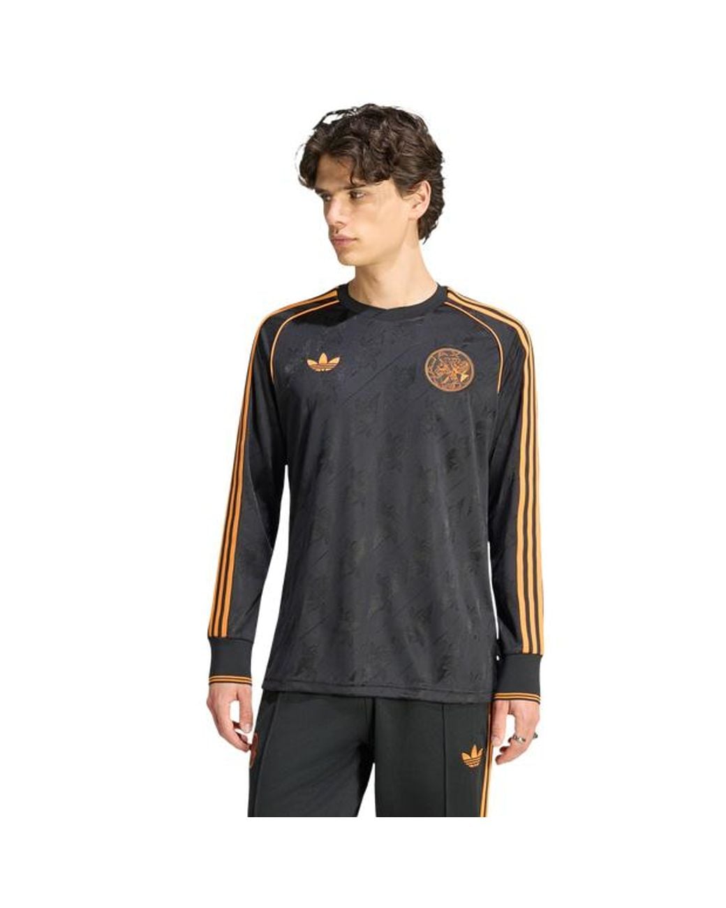 Adidas Black Ajax Amsterdam Originals Jersey Jerseys/Replicas for men