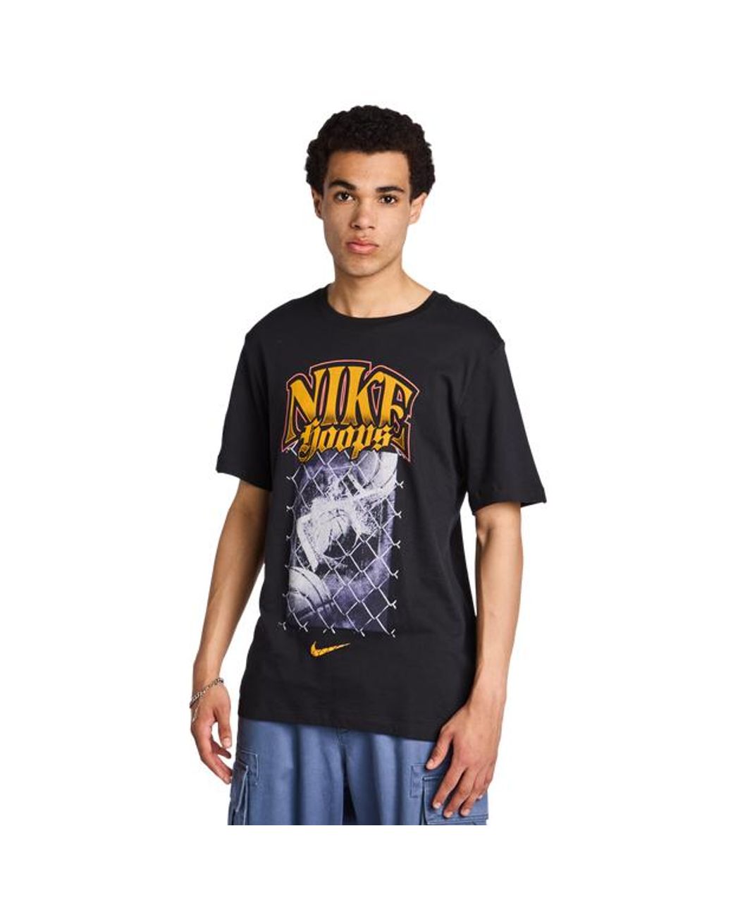 Nike Black Gfx T-Shirts for men