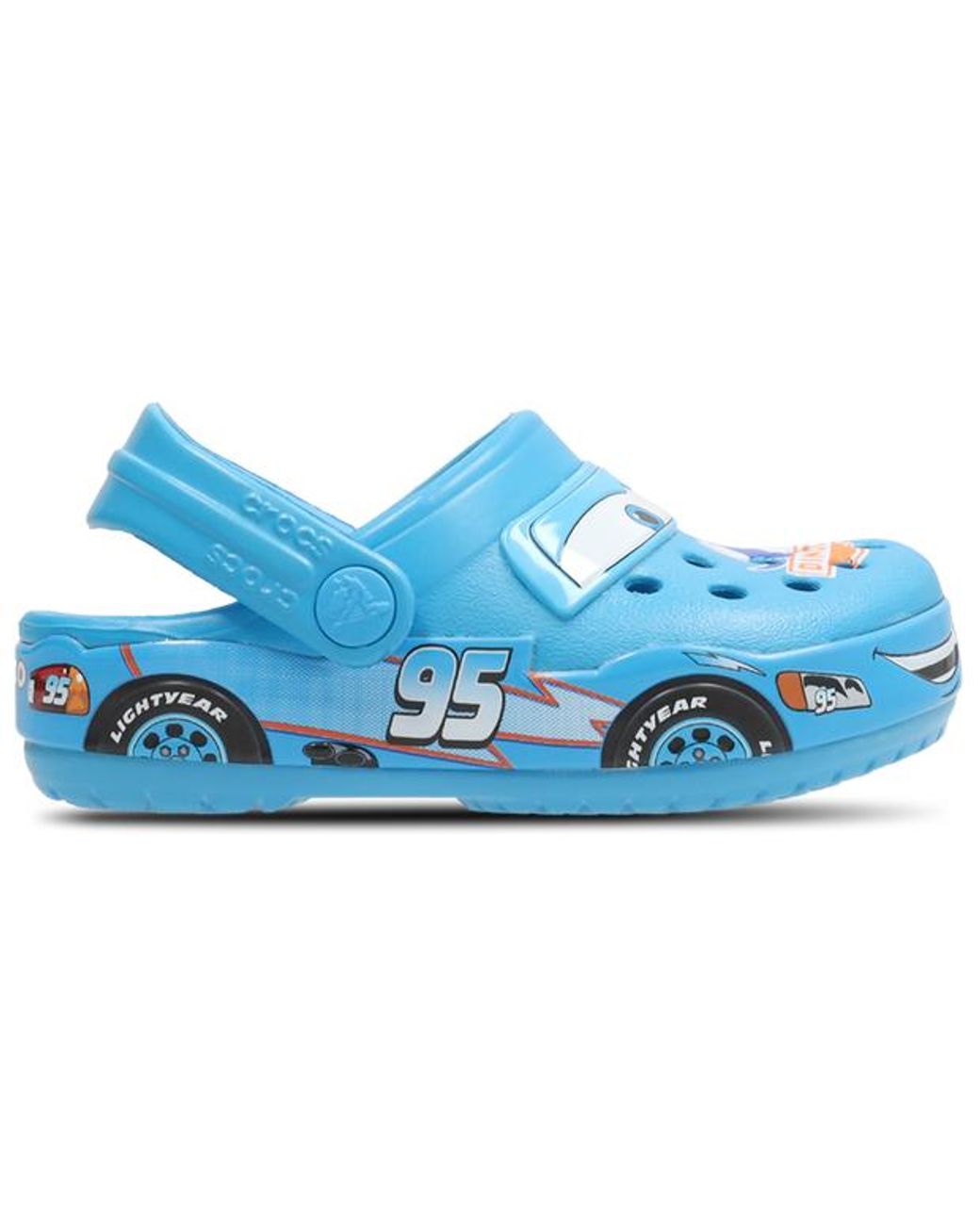 CROCSTM Blue Cars Lightning Mcqueen Dinoco Crocband Baby Shoes
