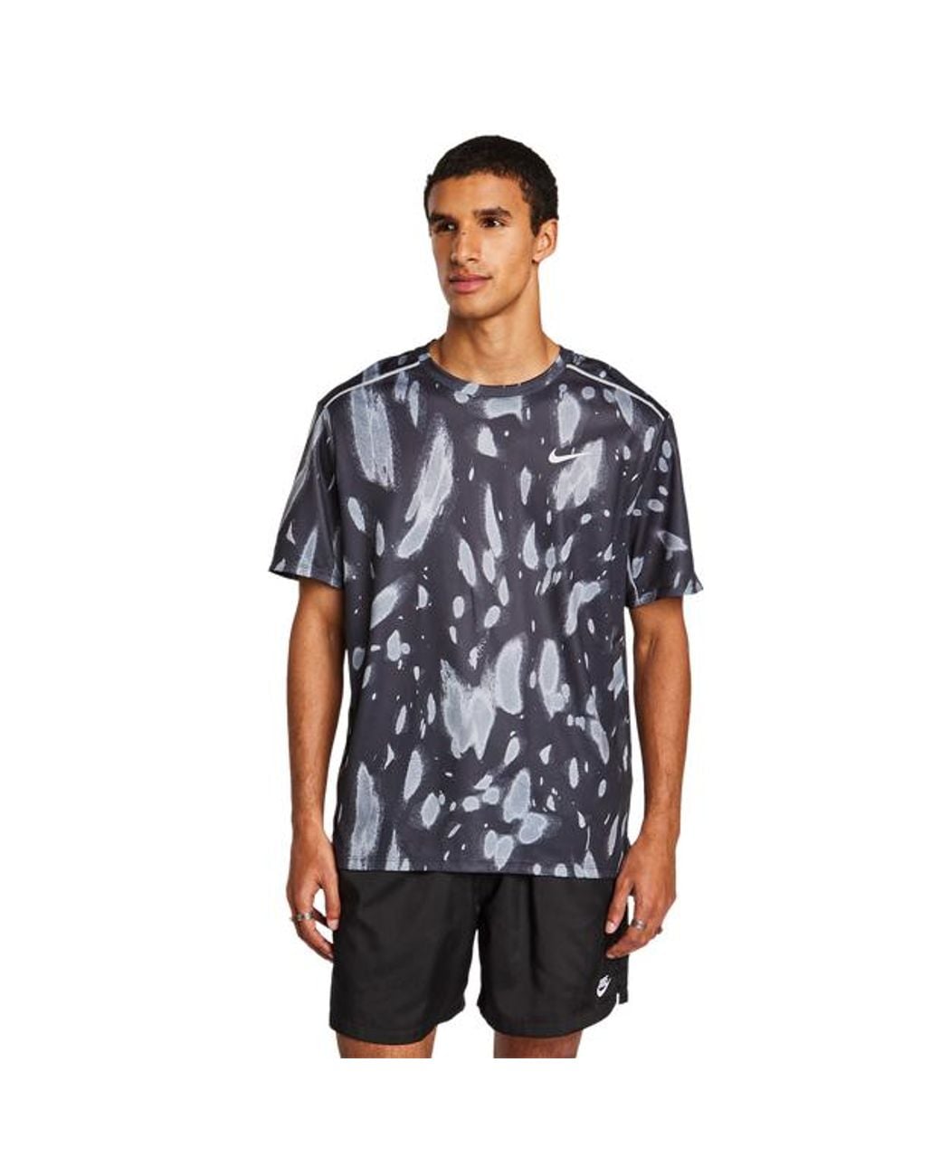 Nike Blue Miler T-Shirts for men