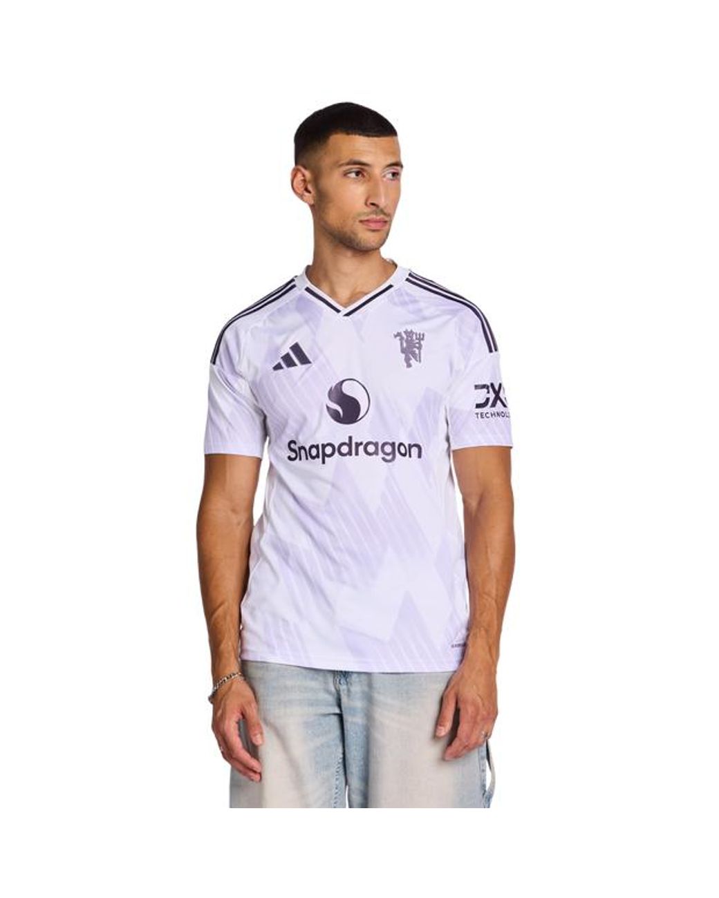Adidas Blue Manchester United Away 25-26 Jerseys/Replicas for men