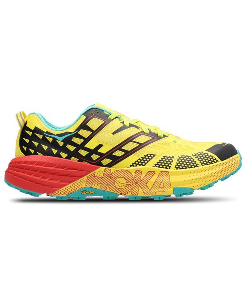 Hoka One One Yellow Speedgoat Sneakers for men
