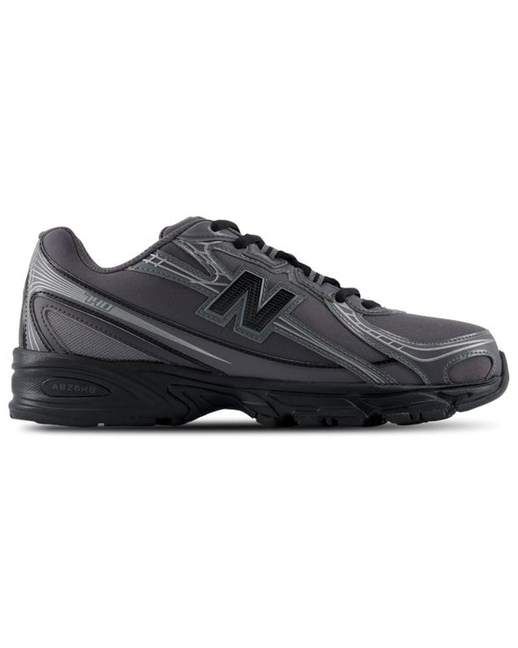 New Balance Black 740 Shoes