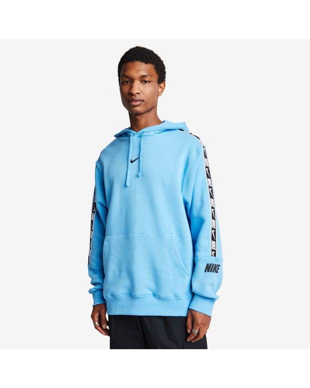 Nike repeat hoodie blue hotsell