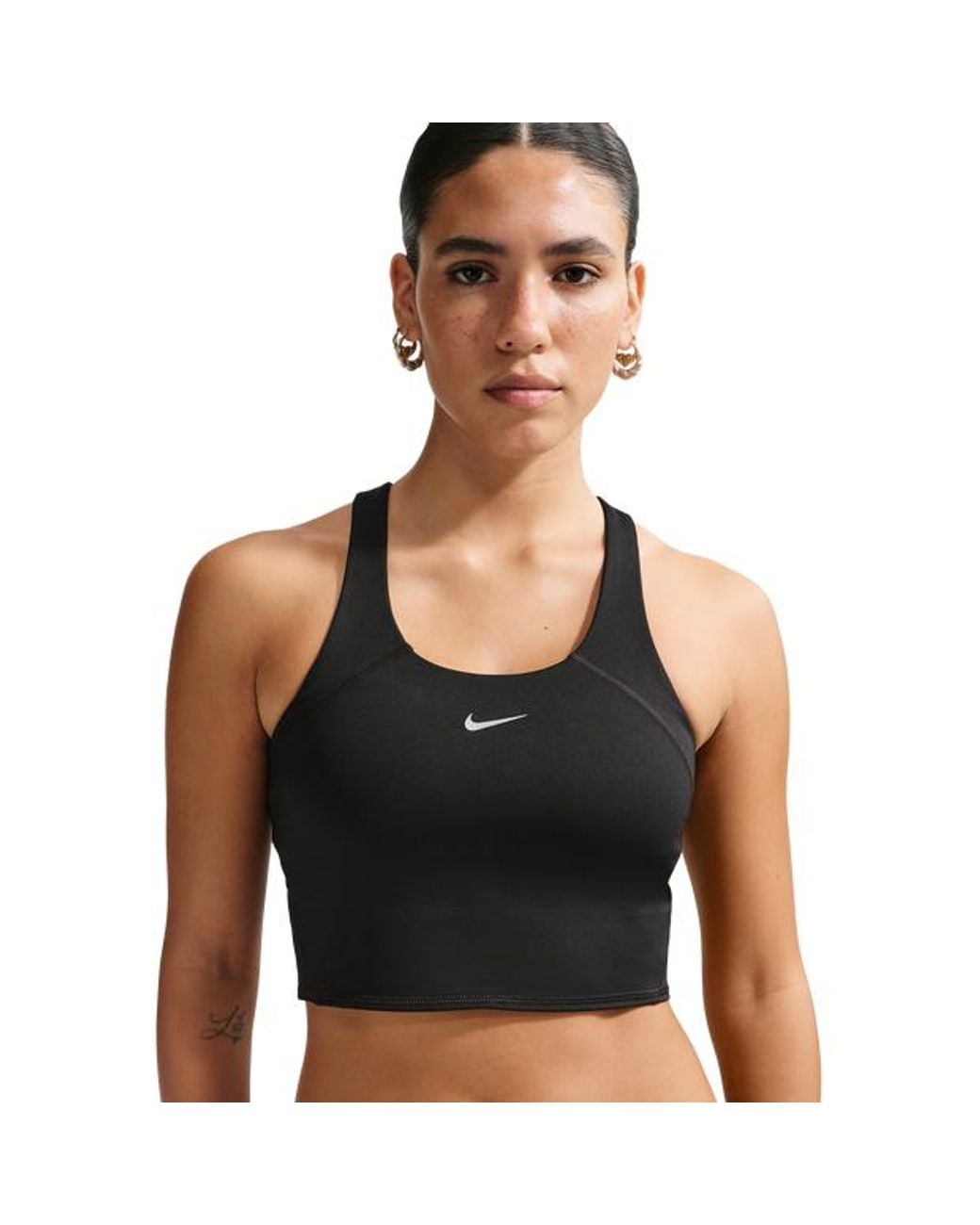 Nike Black Tempo Medium-Support Sports Bra Sport Bras/Sport Vests