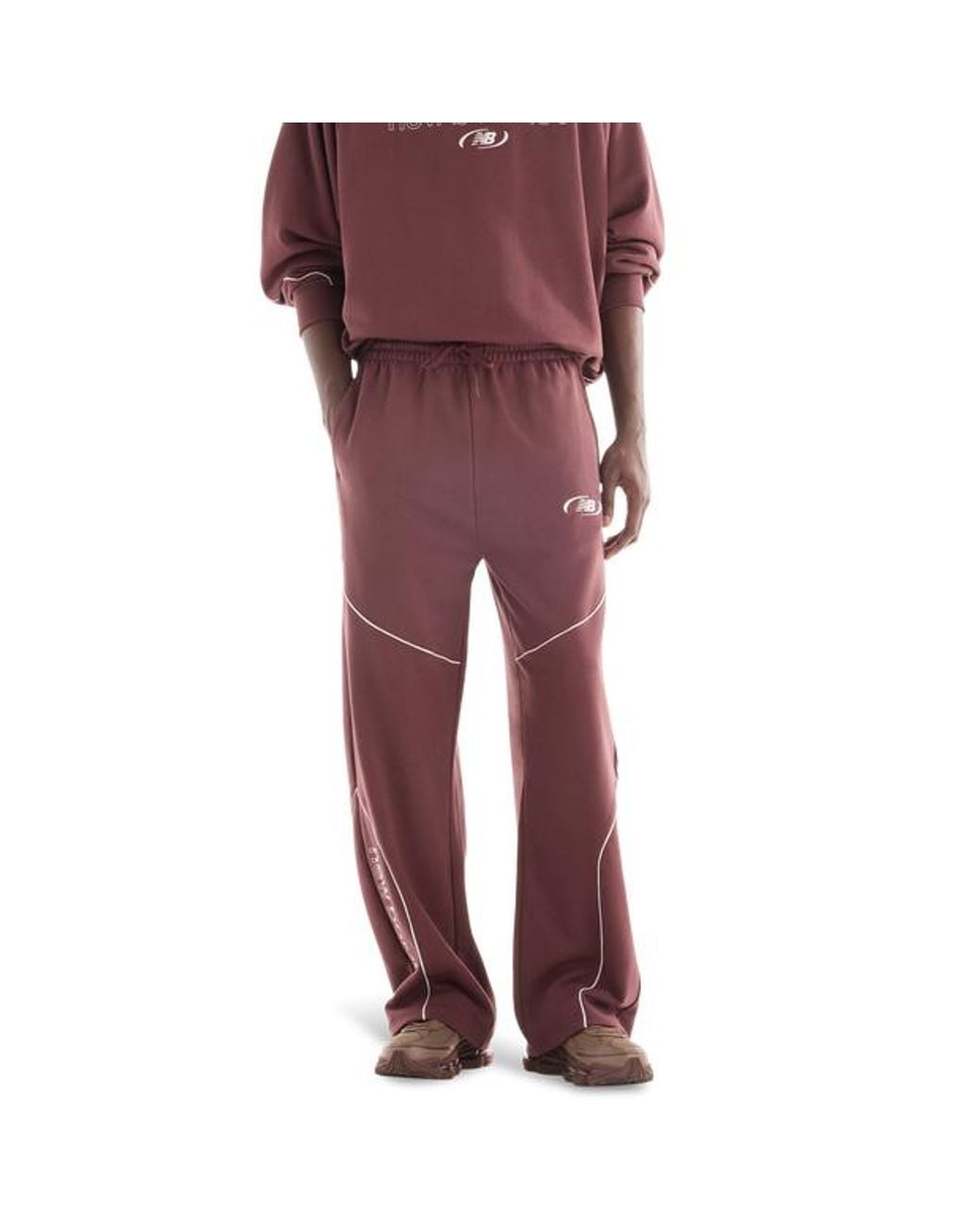 New Balance Red Terry Pants for men