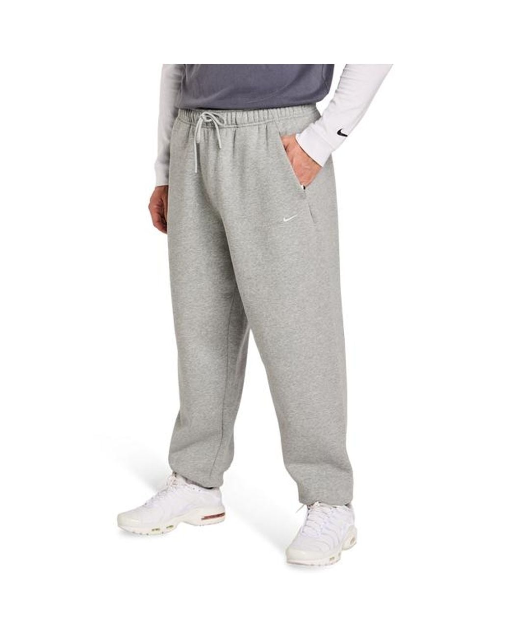 Nike Gray Swoosh Pants for men