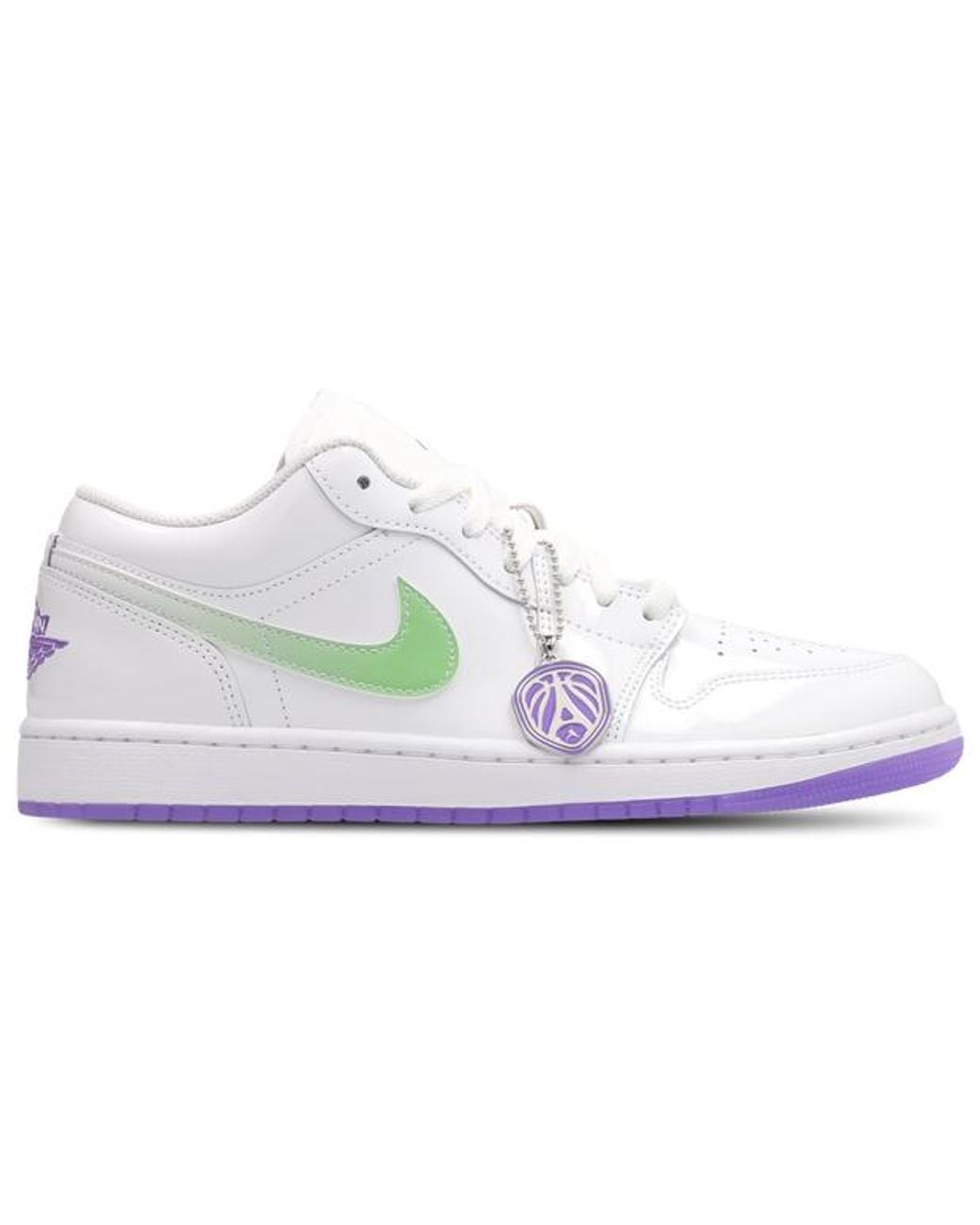Nike White Aj1 Low Sneakers for men