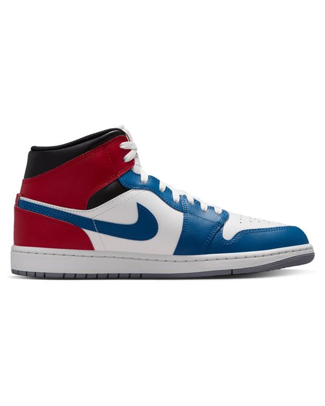Nike Blue Aj1 Mid Sneakers for men