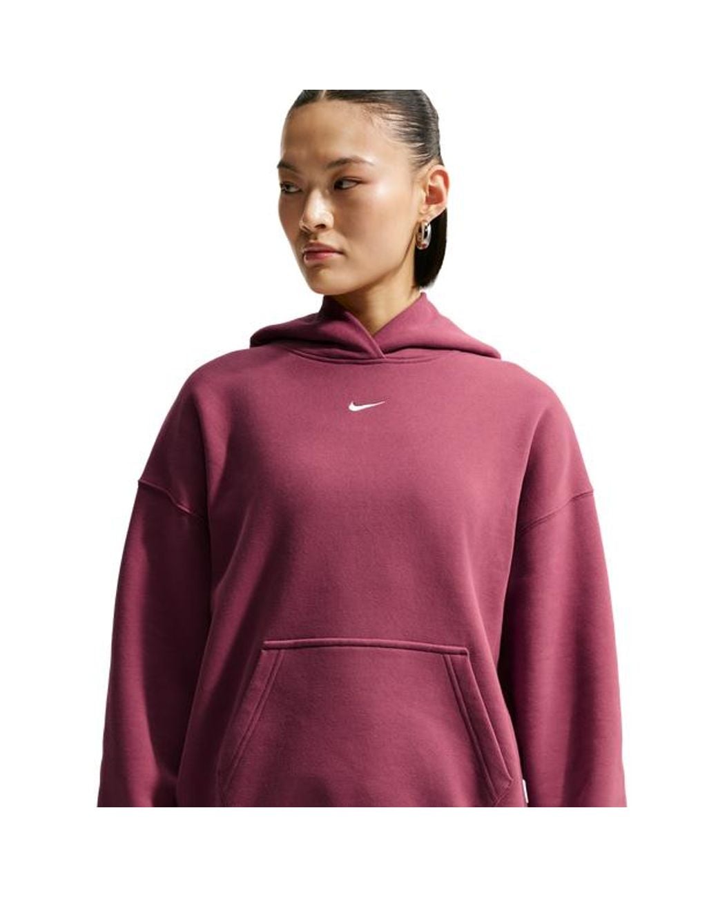 Nike Purple Fleece Hoodies