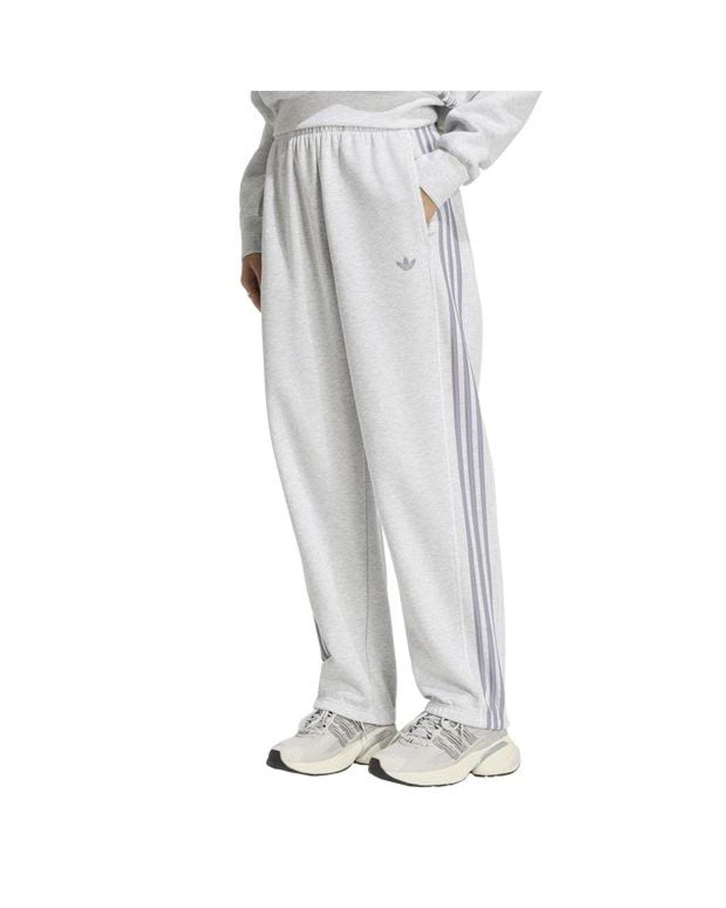 Adidas Gray Track Tracksuit Bottoms Pants