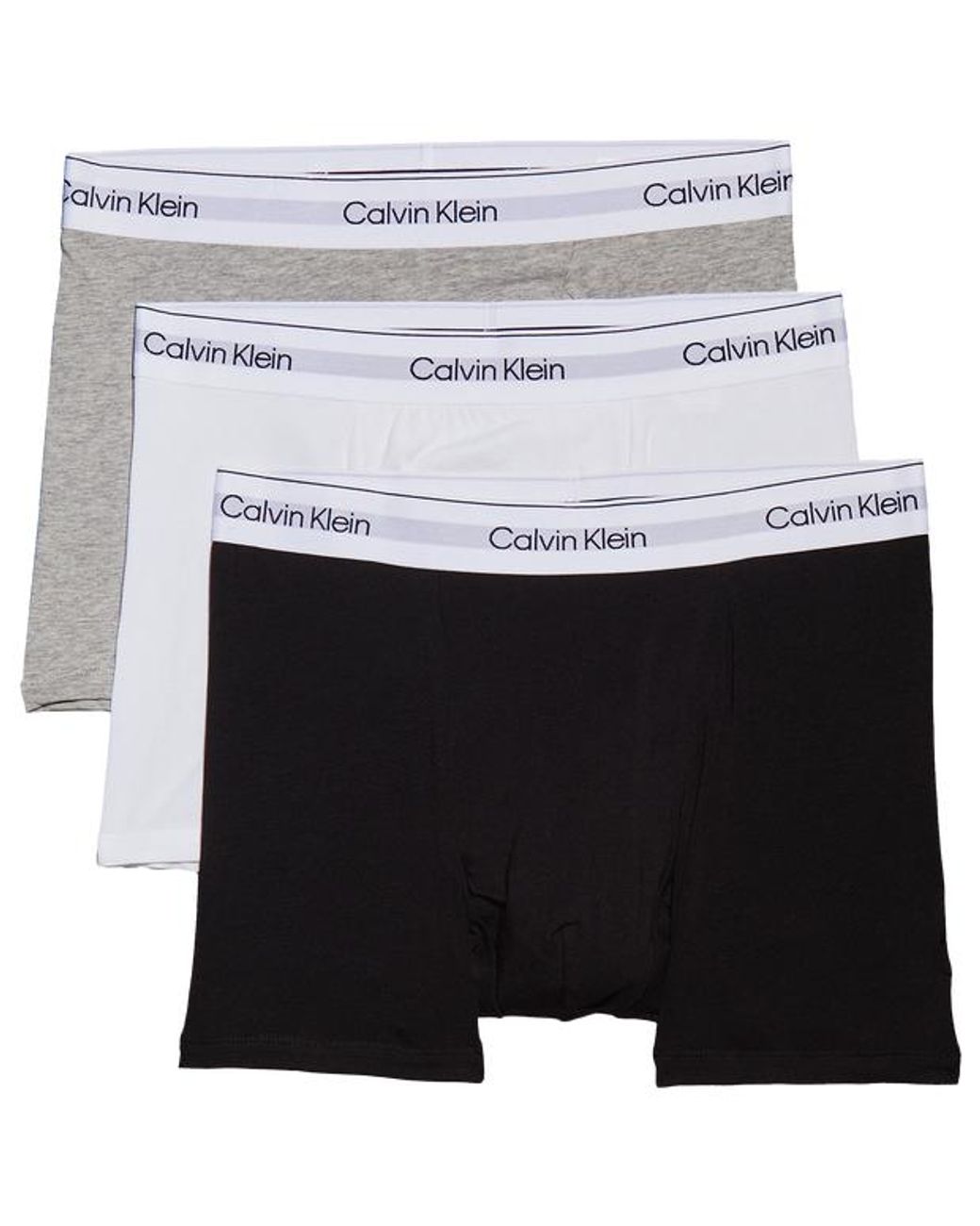 Calvin Klein White Trunk 3 Pack Underwear