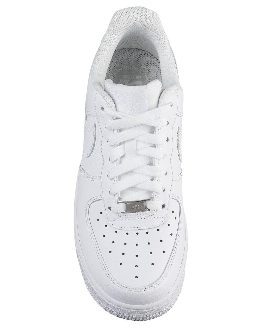Nike Leather Air Force 1 07 Le Low - Shoes in White/White (White) - Save  10% - Lyst