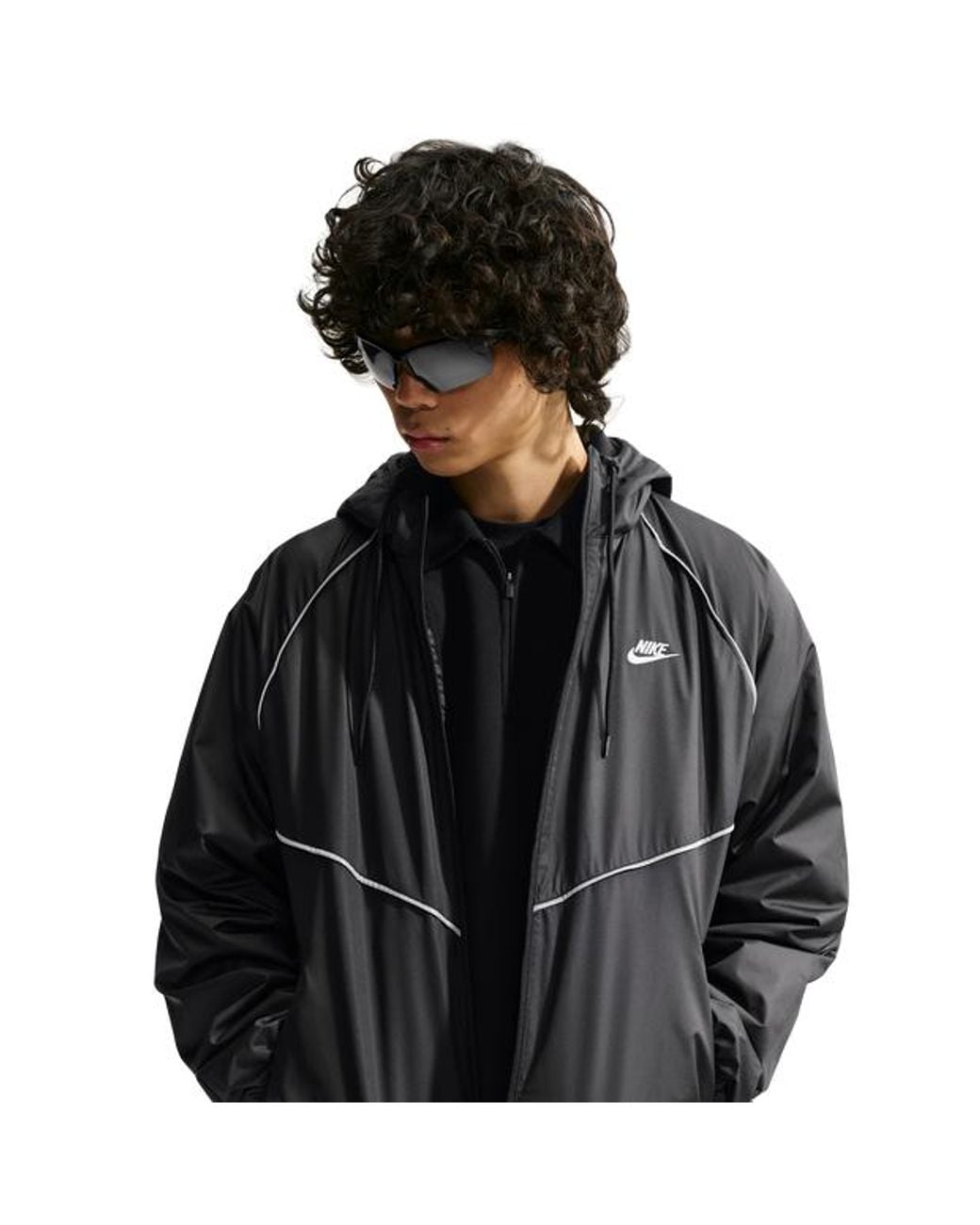 Nike Black Windrunner Loose Storm-Fit Jacket for men