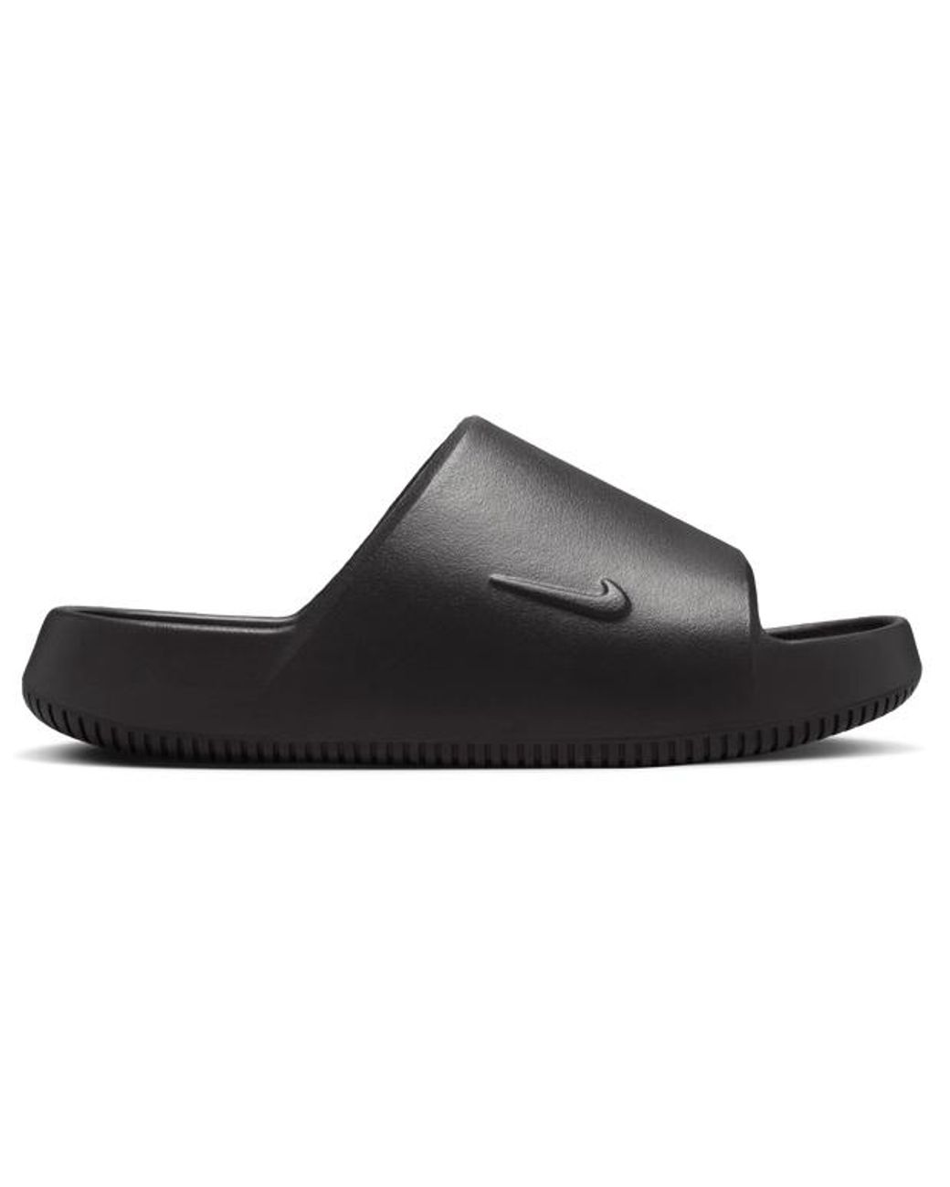 Nike Black Calm Flip-Flops And Sandals for men