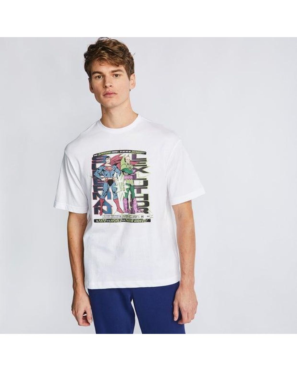 Reebok X Dc Superman Vs Lex Luthor T-shirts in White for Men | Lyst UK