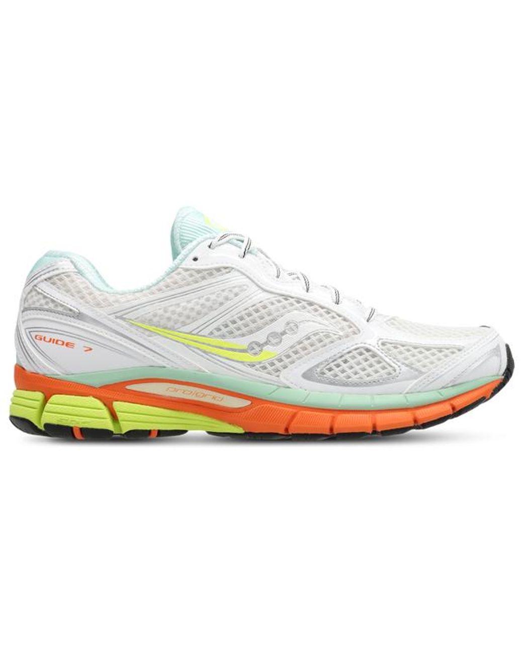 Saucony White Guide 7 Sneakers for men