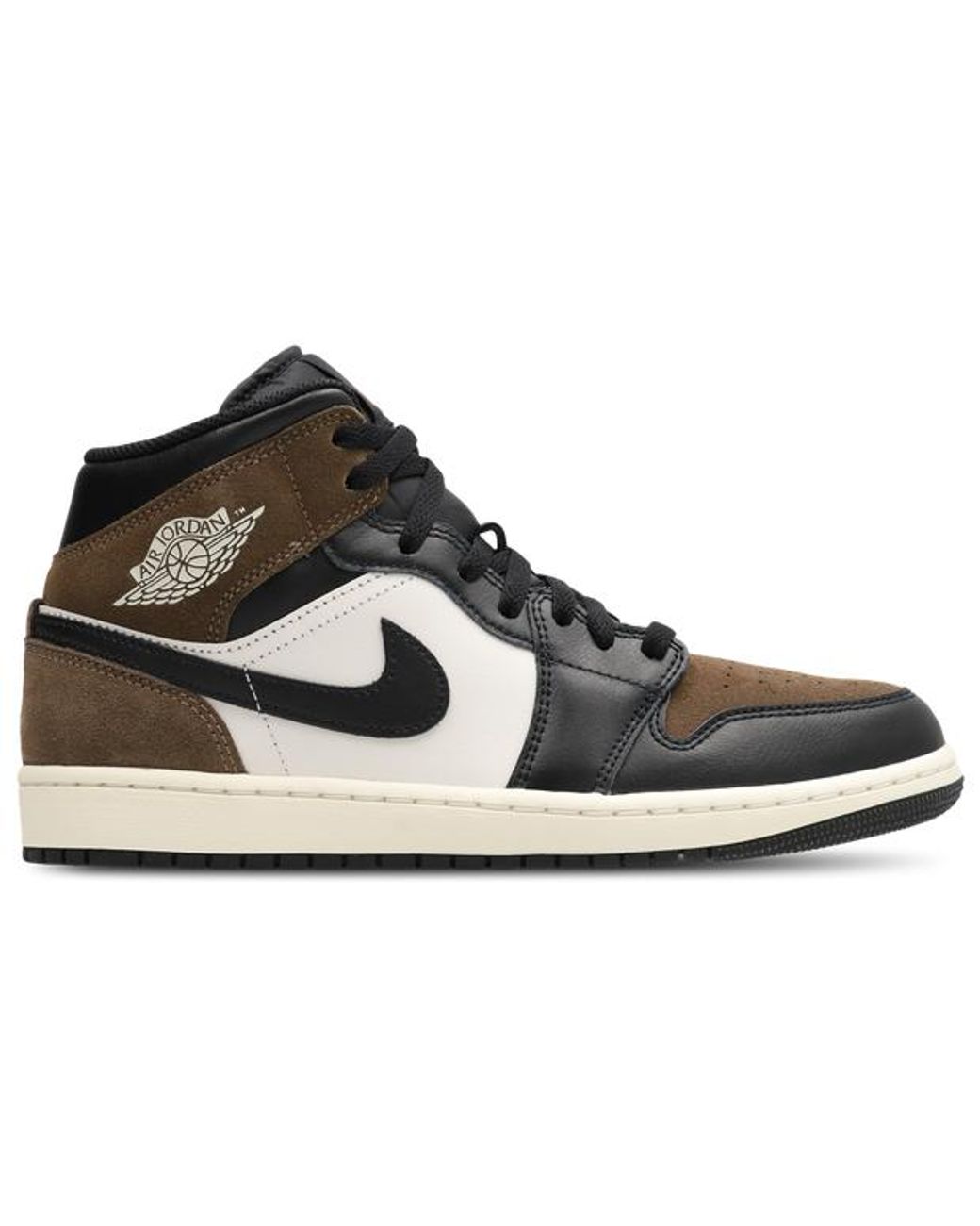 Nike Black Aj1 Mid Sneakers for men