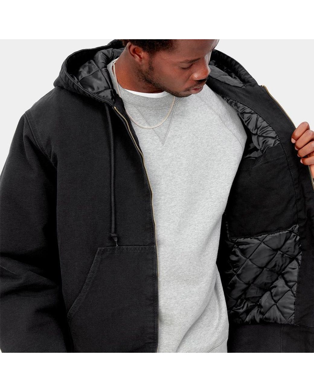Carhartt WIP Og Active Jacket in Black for Men | Lyst