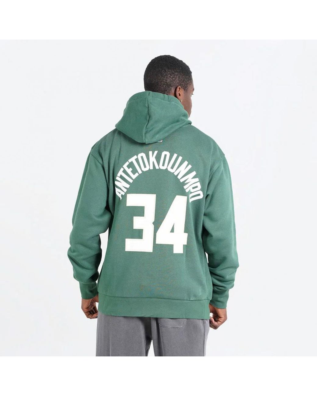 Nike Nba Giannis Antetokounmpo Milwaukee Bucks Essential Pullover Fleece  Hoodie in Green for Men | Lyst UK