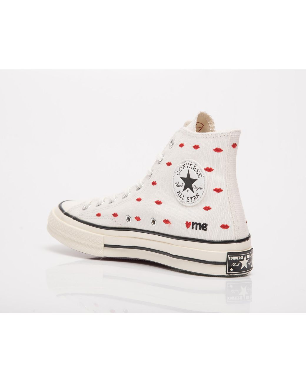 Converse Chuck Taylor All Star '70 High Embroidered Lips in White for Men |  Lyst