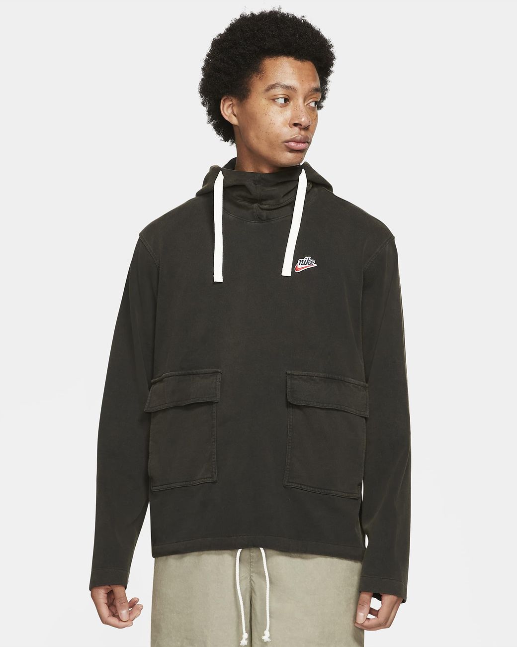 Nike sportswear heritage pullover hoodie clearance