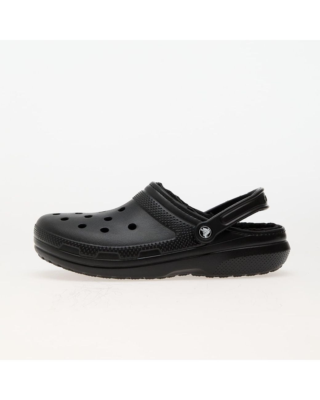 CROCSTM Black Lined Clog Slip-On Shoes for men