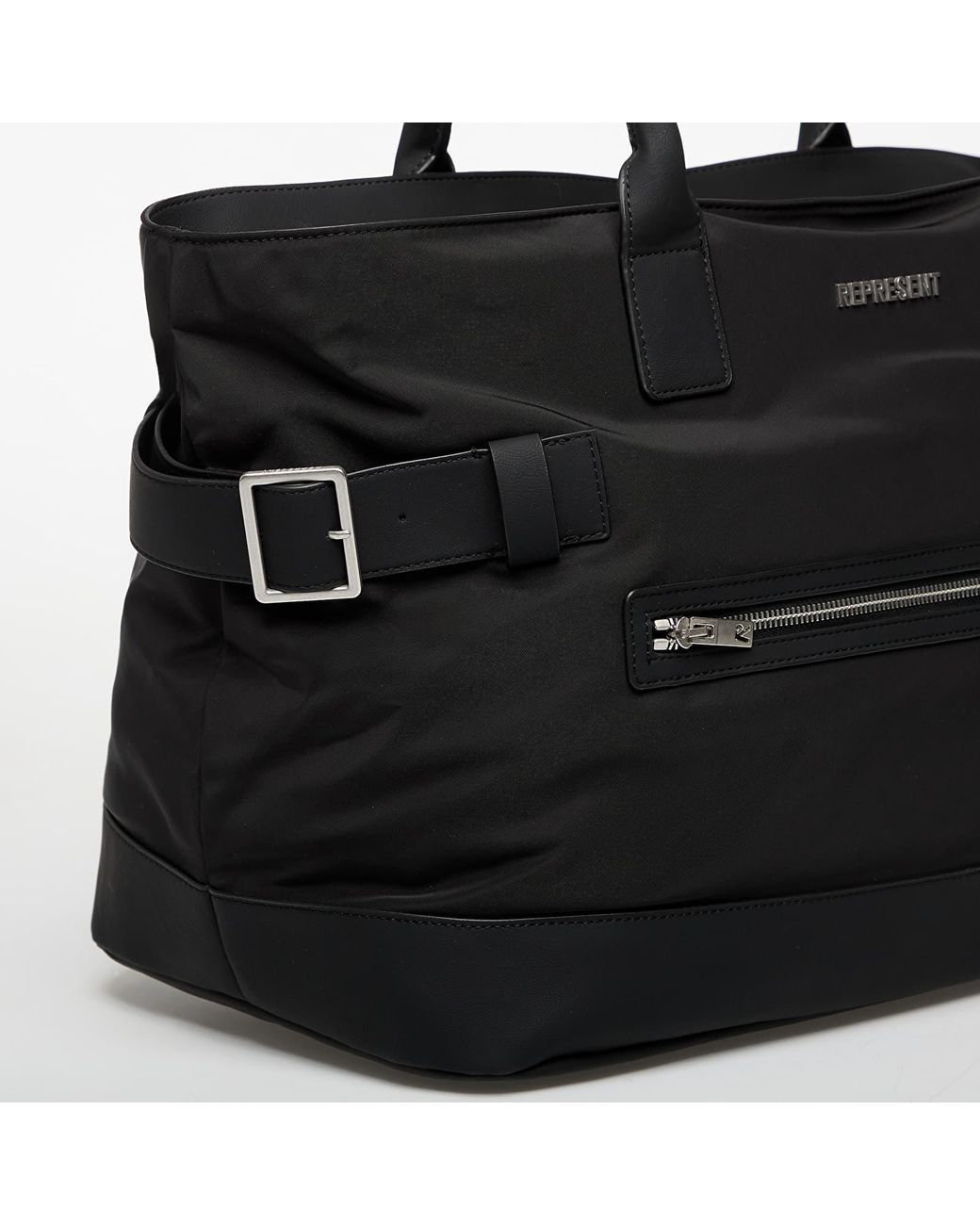 Represent Black Bag Oversized Nylon Carry Bag for men