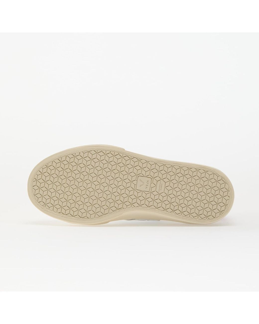 Veja Sneakers W Campo Leather Whi_Silver_Ultraviolet Eur in het White